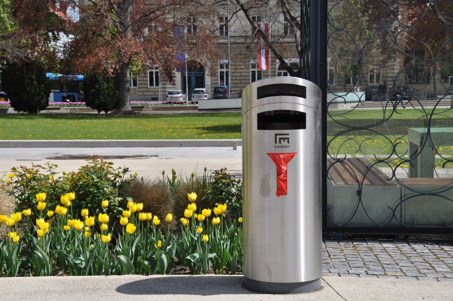 Sackerlspender im Gärnerpark Leoben