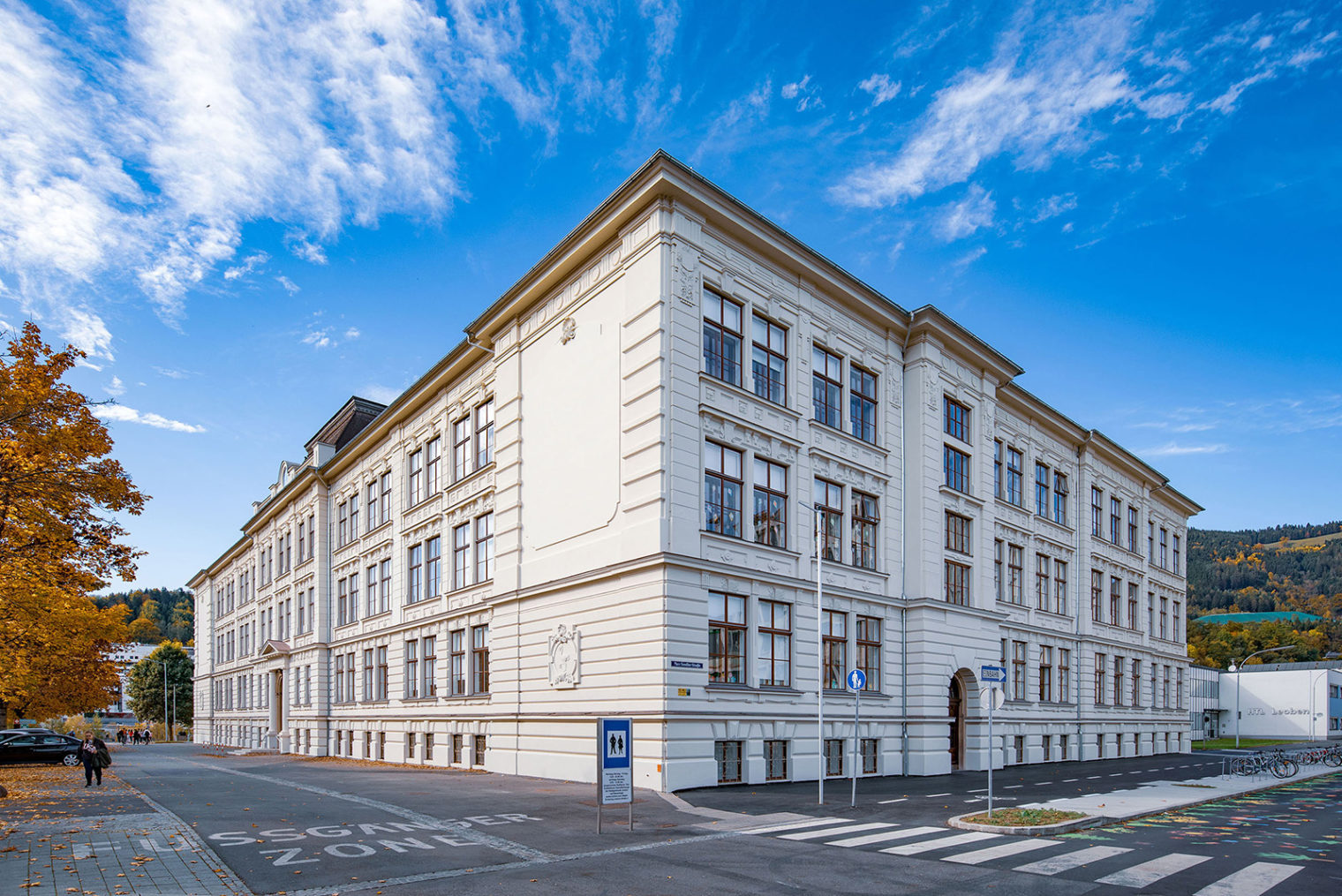 Primary school in the education center downtown