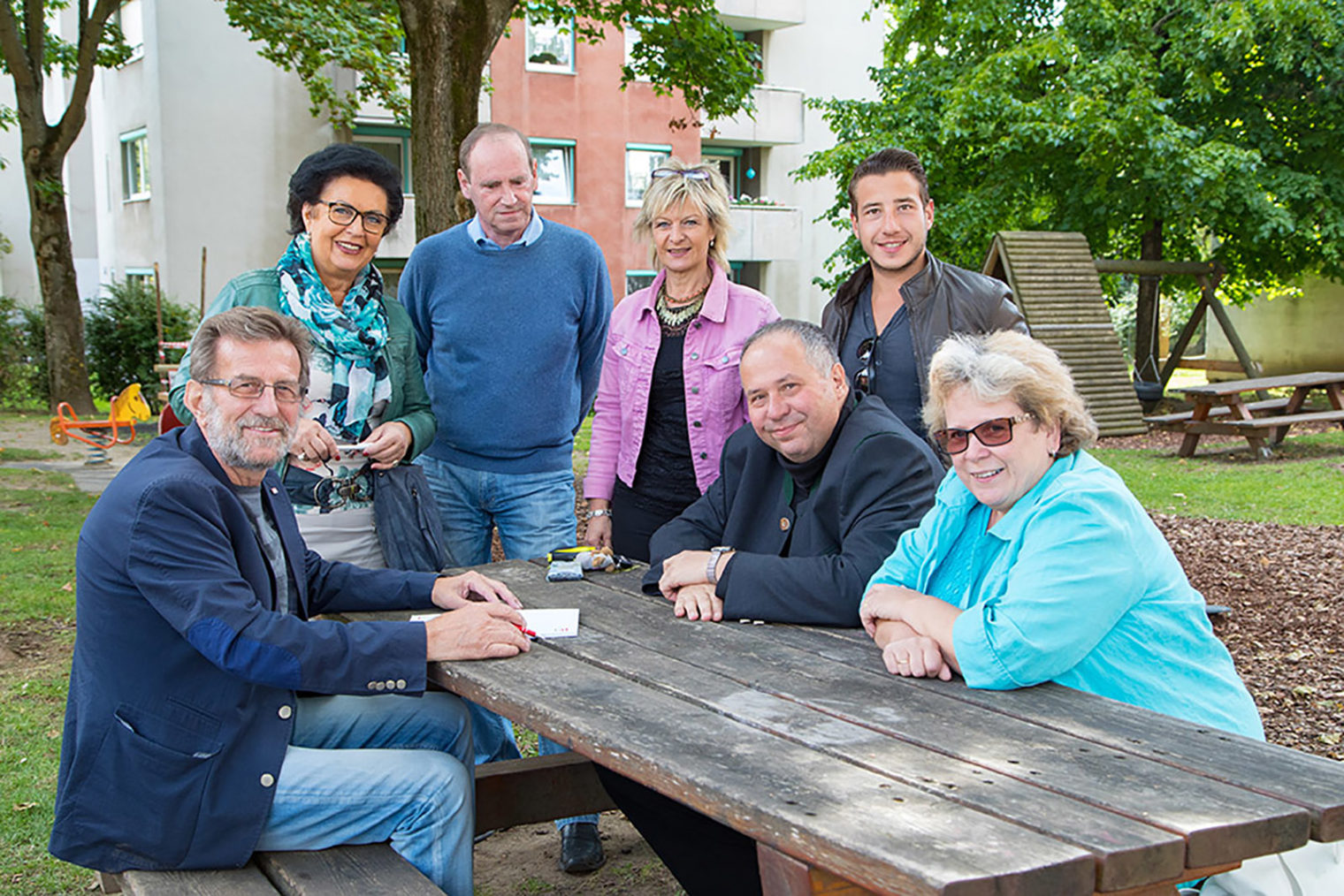 Gruppenfoto MieterInnen-Beirat