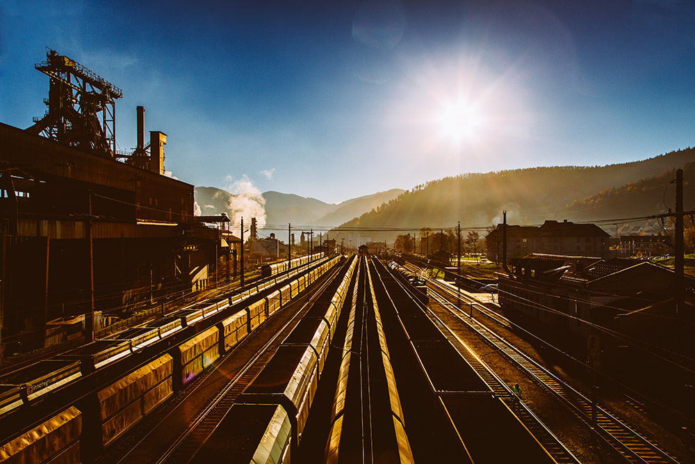Industrieanlage Voest Leoben