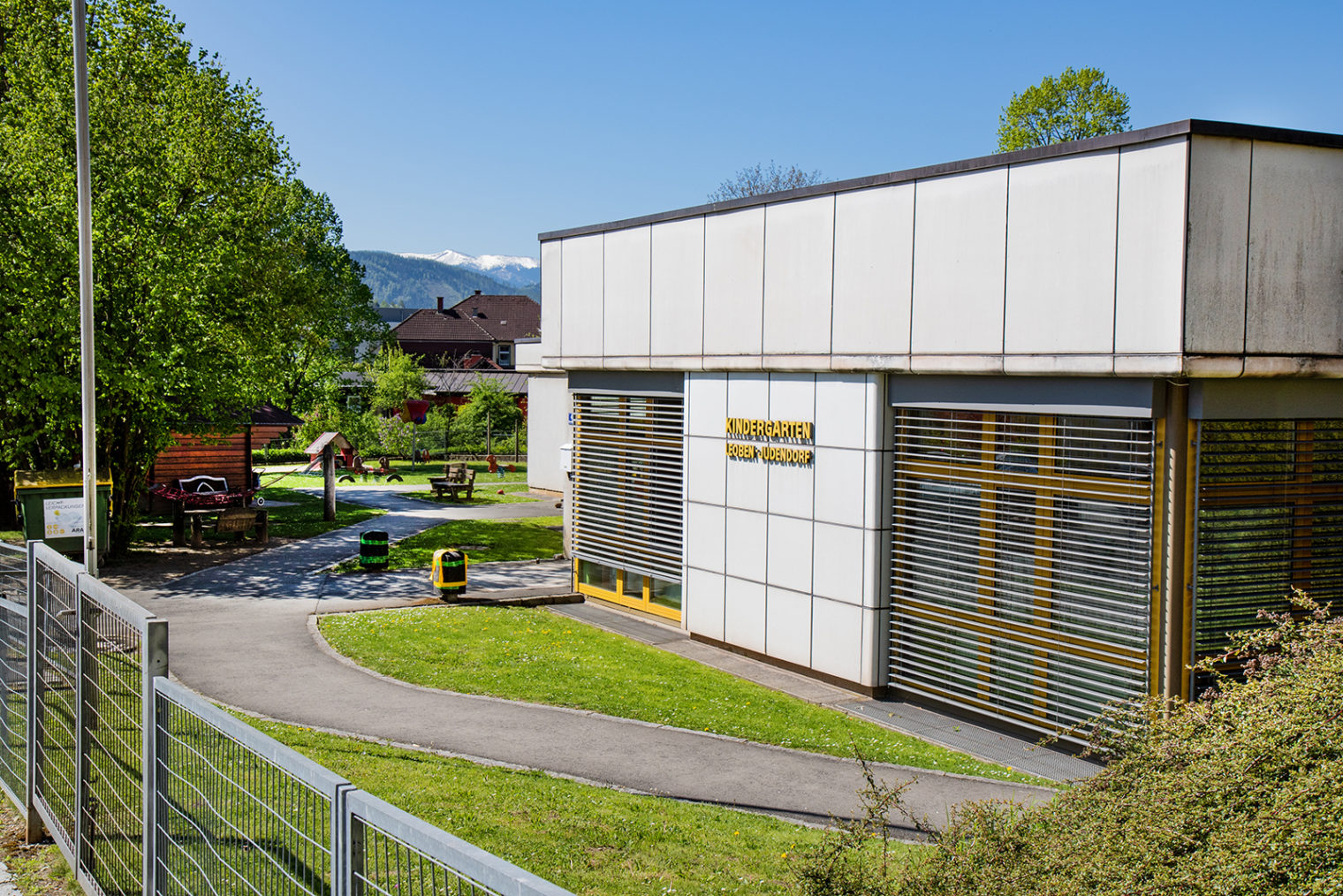Außenaufnahme Kindergarten Leoben-Judendorf