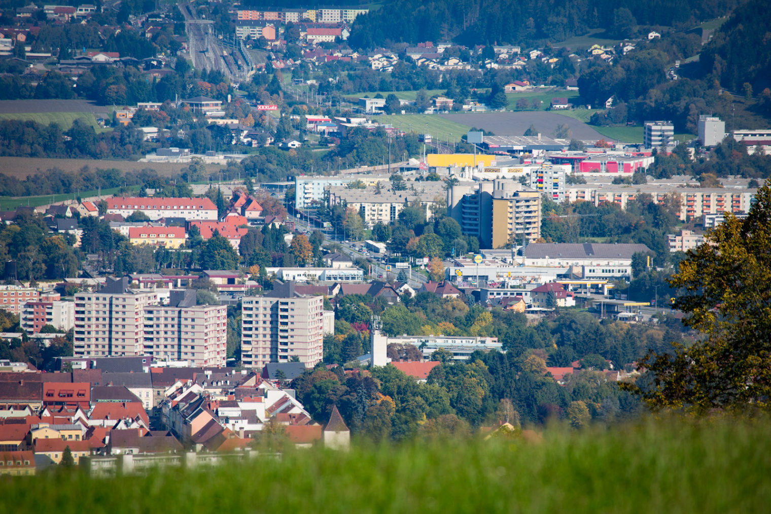 Fernaufnahme Lerchenfeld