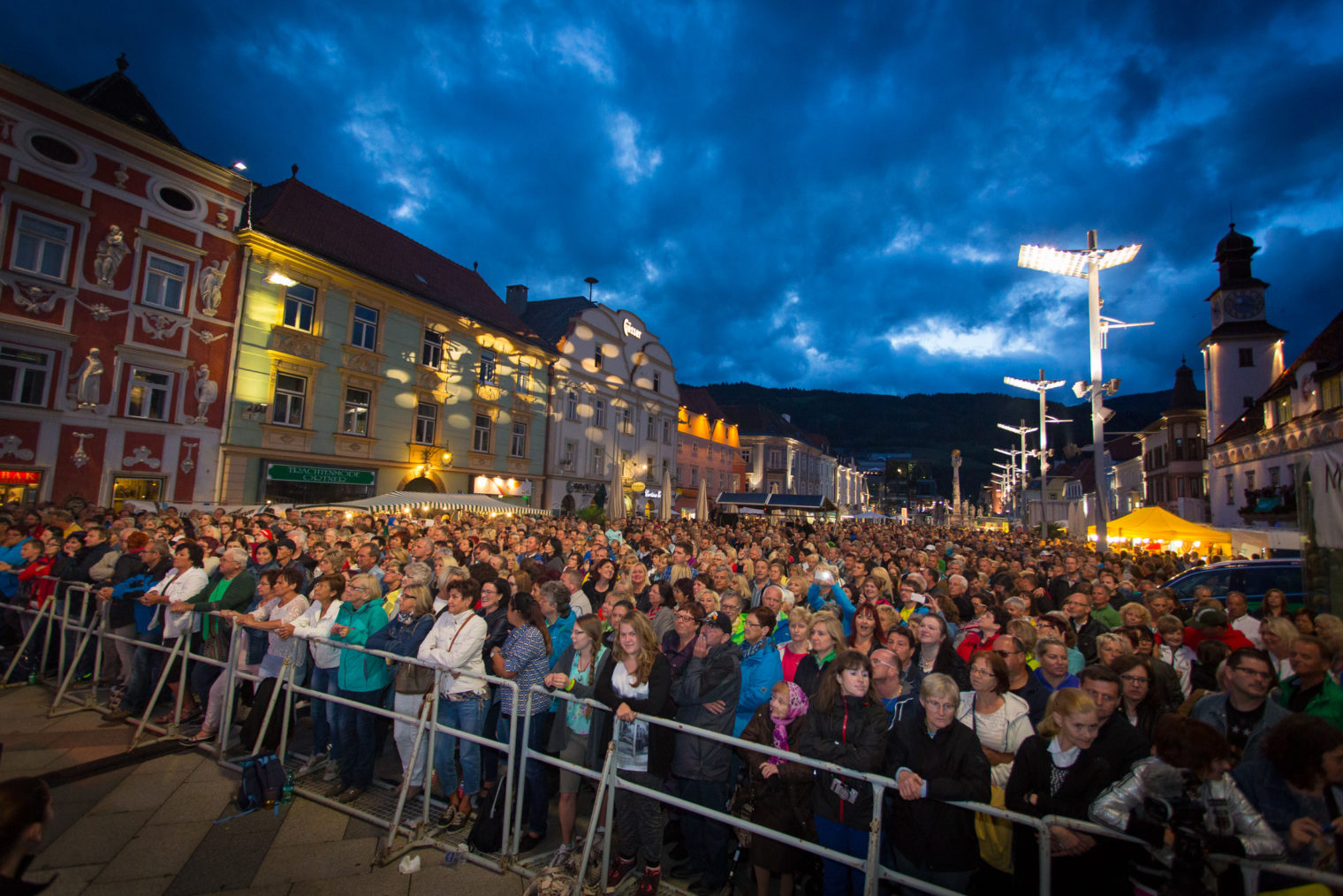 Summer open-air concert in the main square