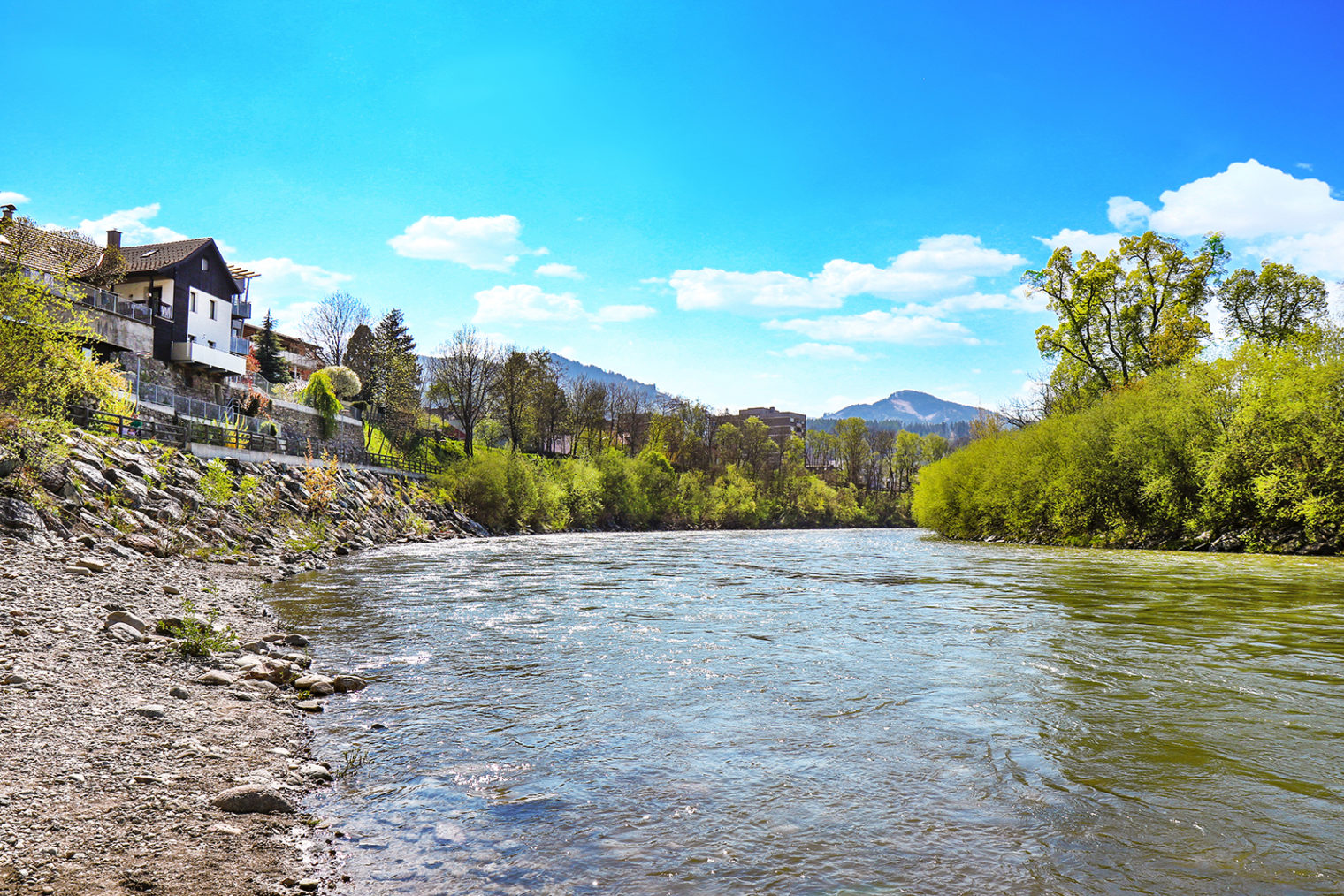 Town by the river