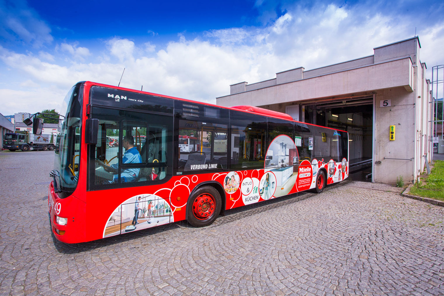 Autobus für den öffentlichen Verkehr in Leoben