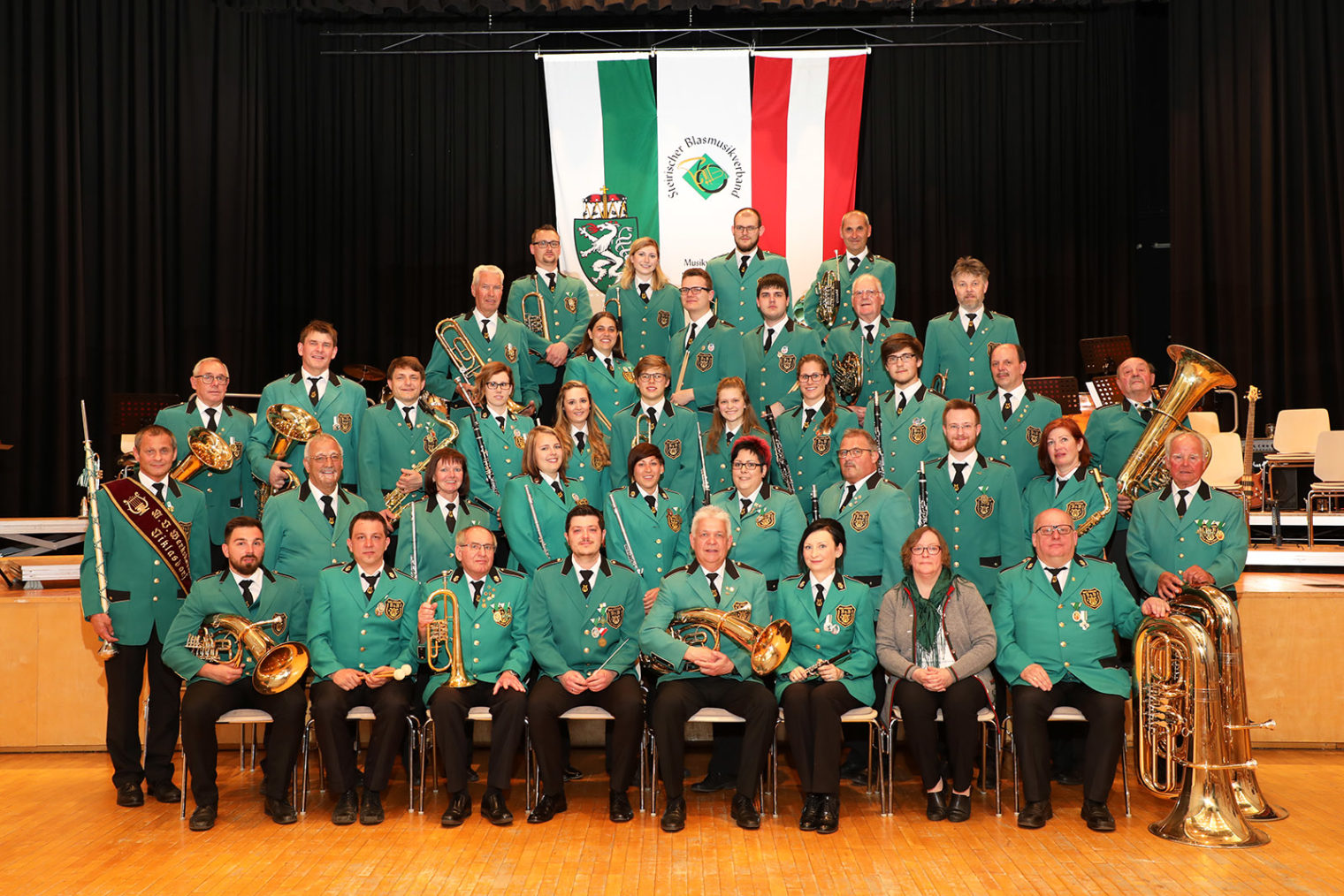 Gruppenbild Werkskapelle Niklasdorf