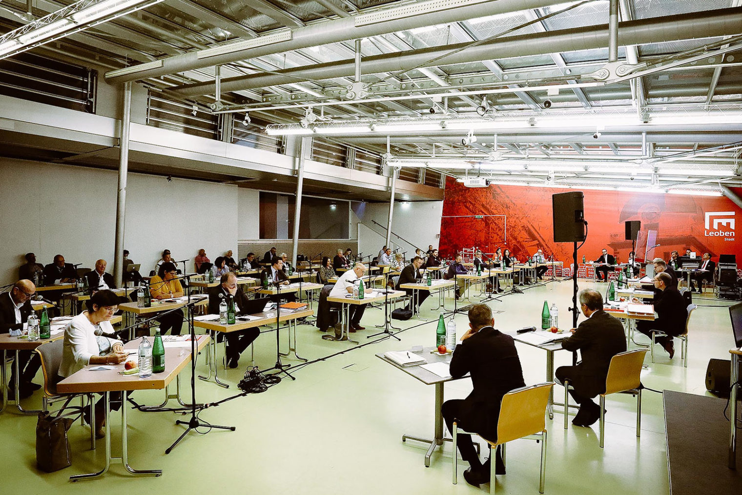 Sitzung in der Kunsthalle Leoben