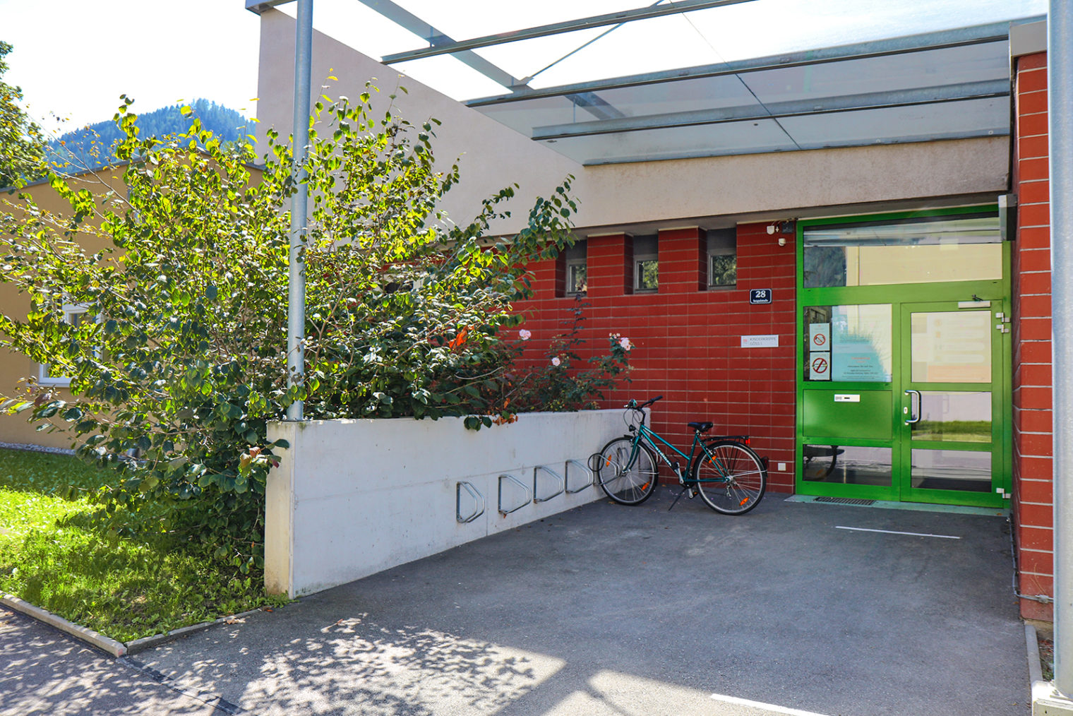 Außenansicht der Kinderkrippe Göss 1 in Leoben