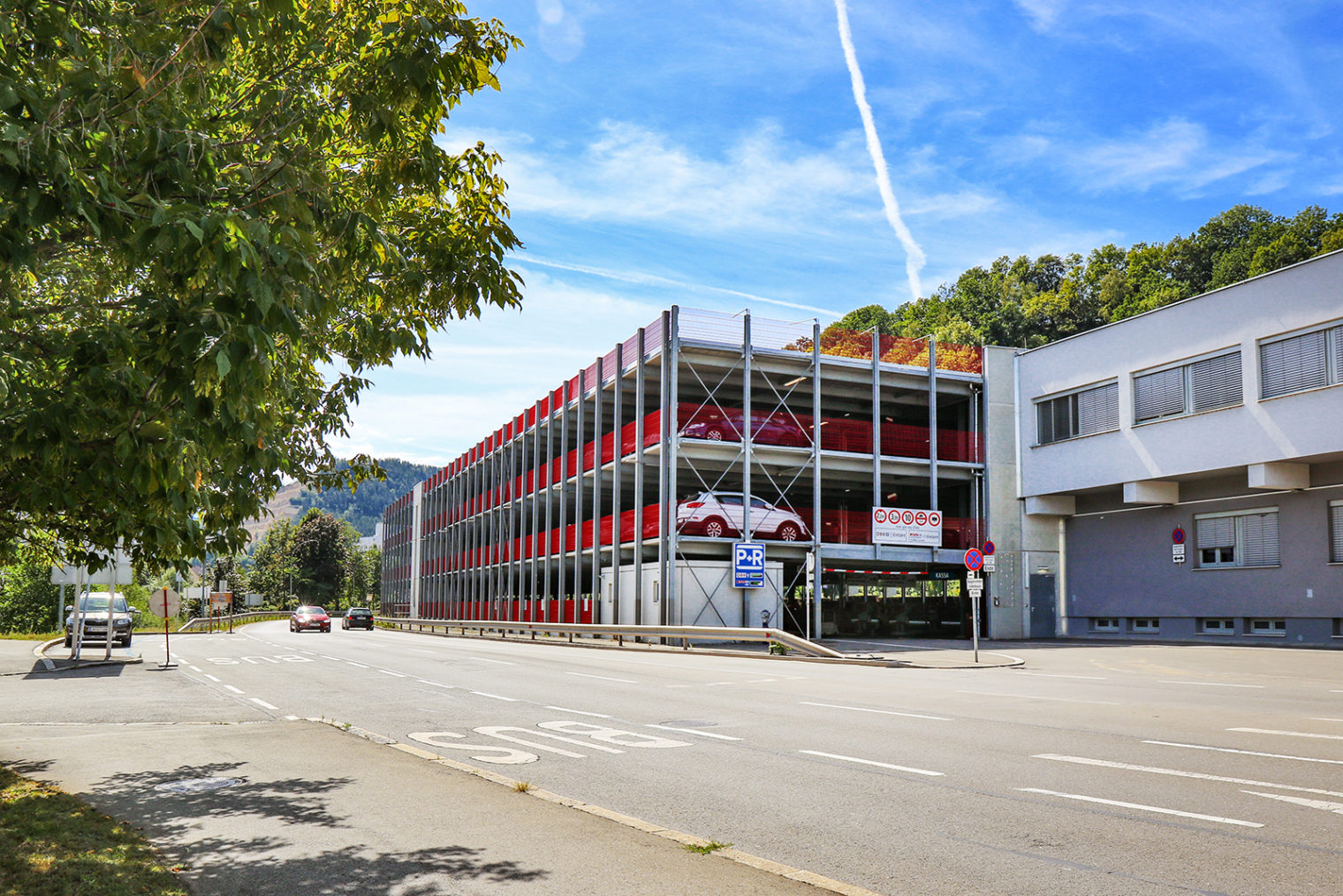 Park and Ride Parkplätze am Leobener Bahnhof