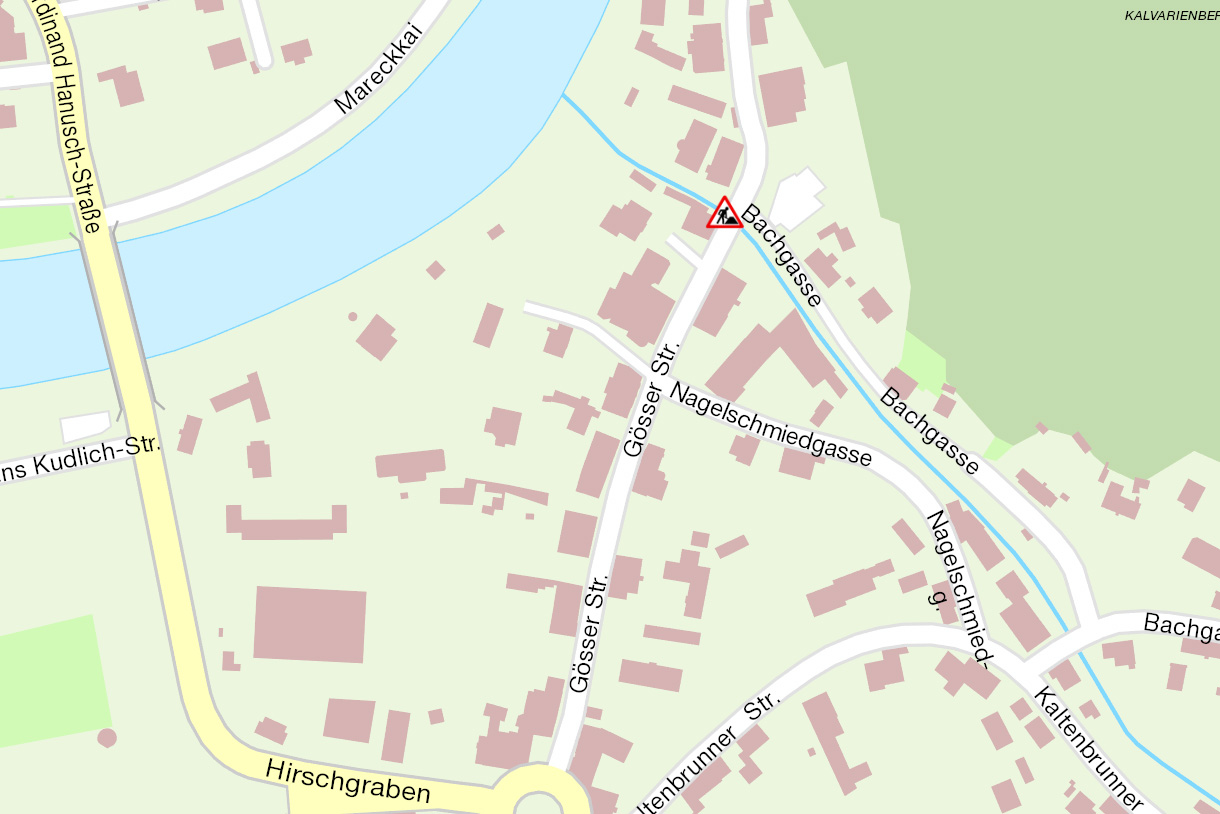 Kartenansicht Gösser Straße