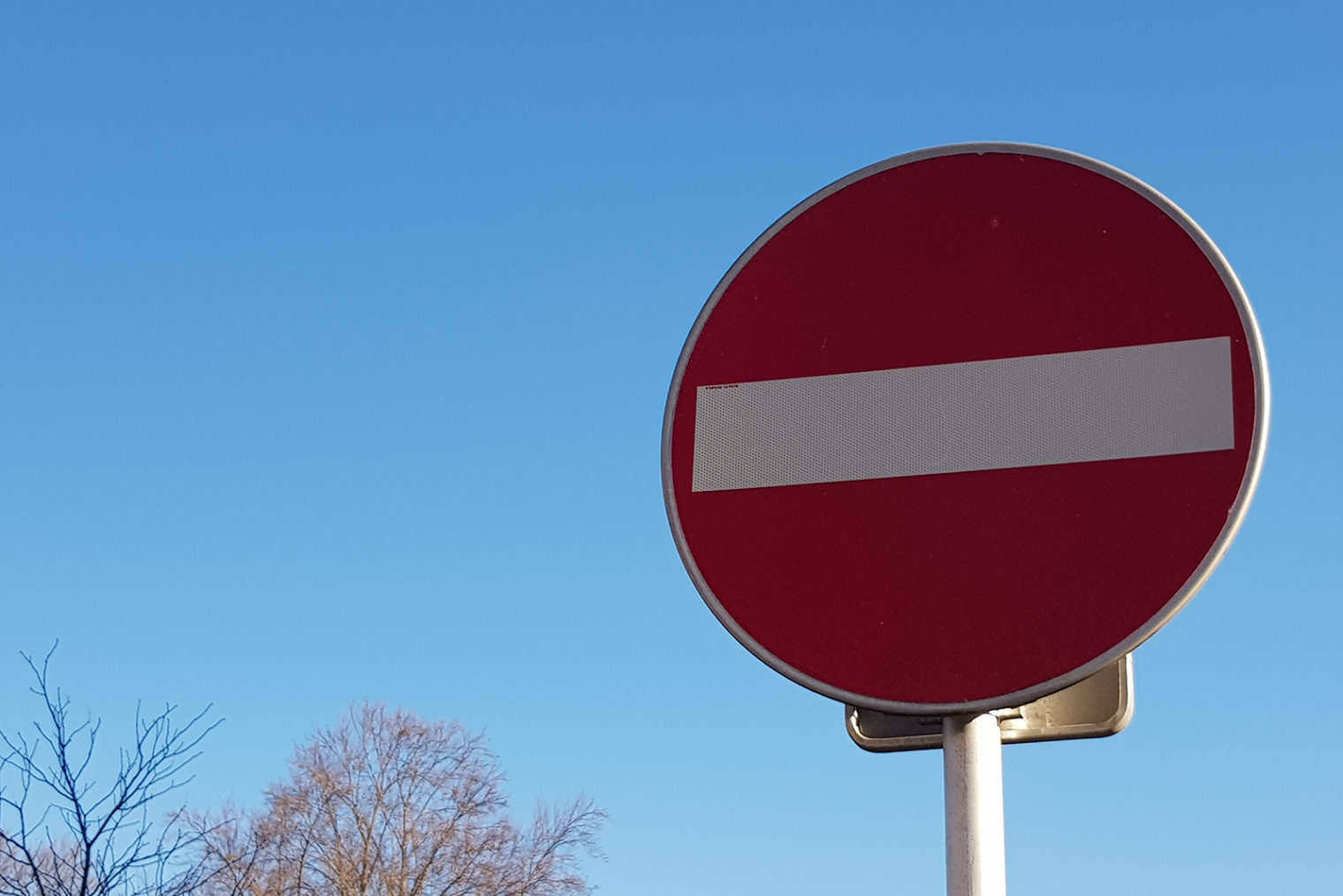 Verkehrsschild Einbahn