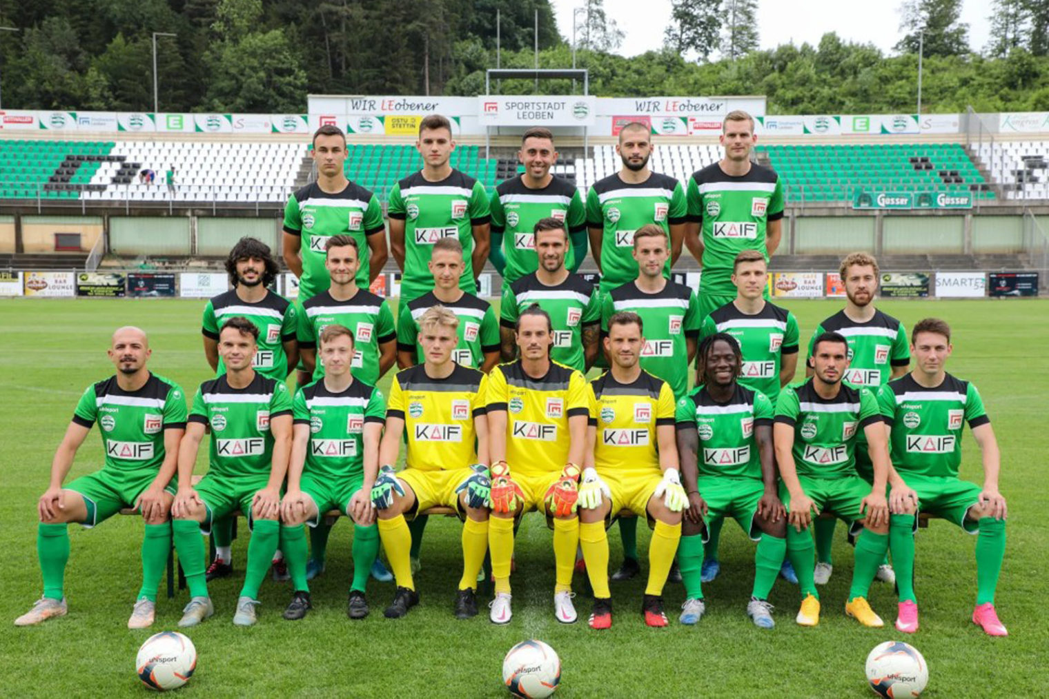 Gruppenbild Fußballmannschaft
