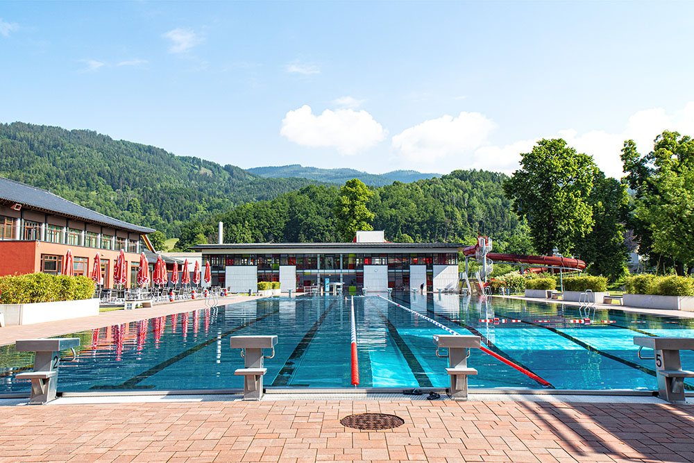 Outdoor sports pool at Asia Spa