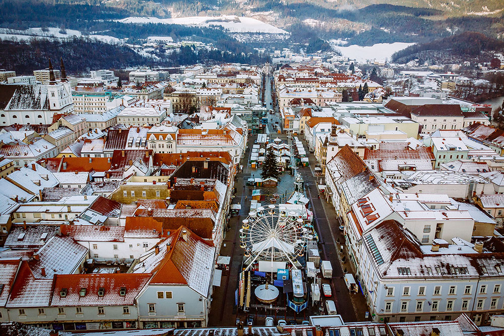 Leoben city center christmas market, Picture: Freisinger