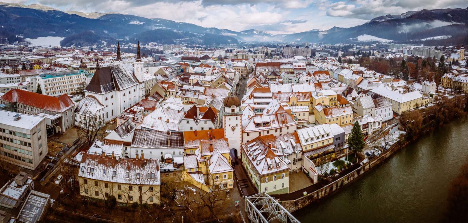 Leoben in winter
