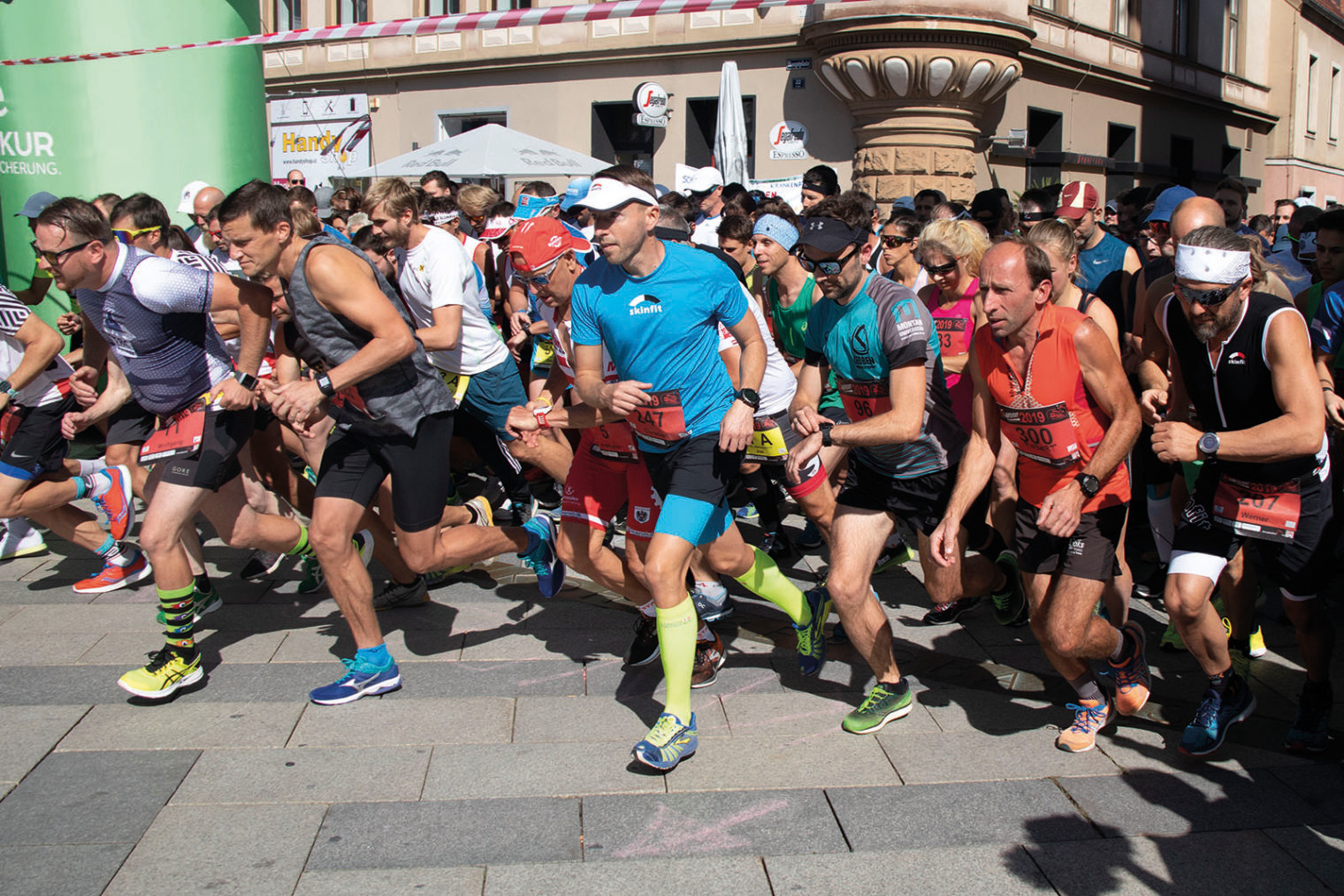 Motivierte Läufer und Läuferinnen beim LE Laufevent 2019 in Leoben
