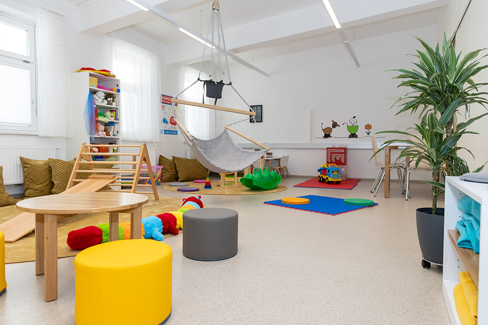Familientreff (family center) play area