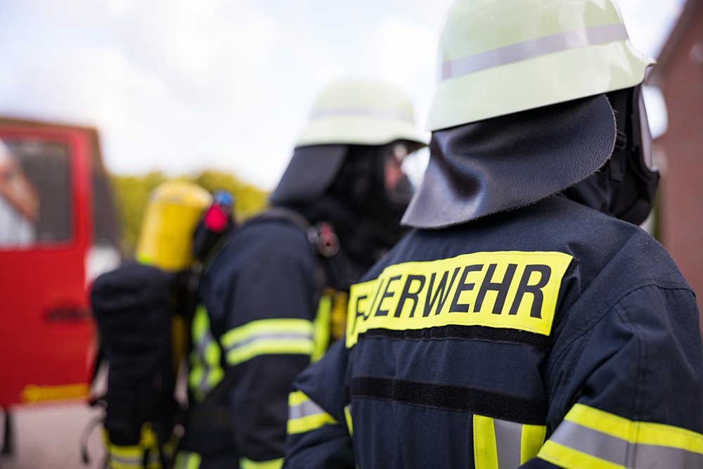 Personen der Feuerwehr