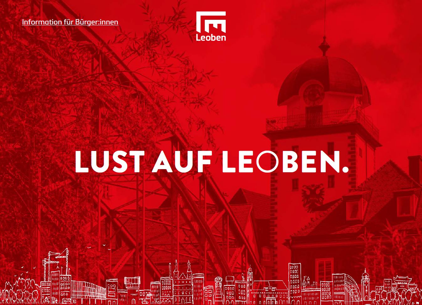 Cover of the mission folder of the City of Leoben