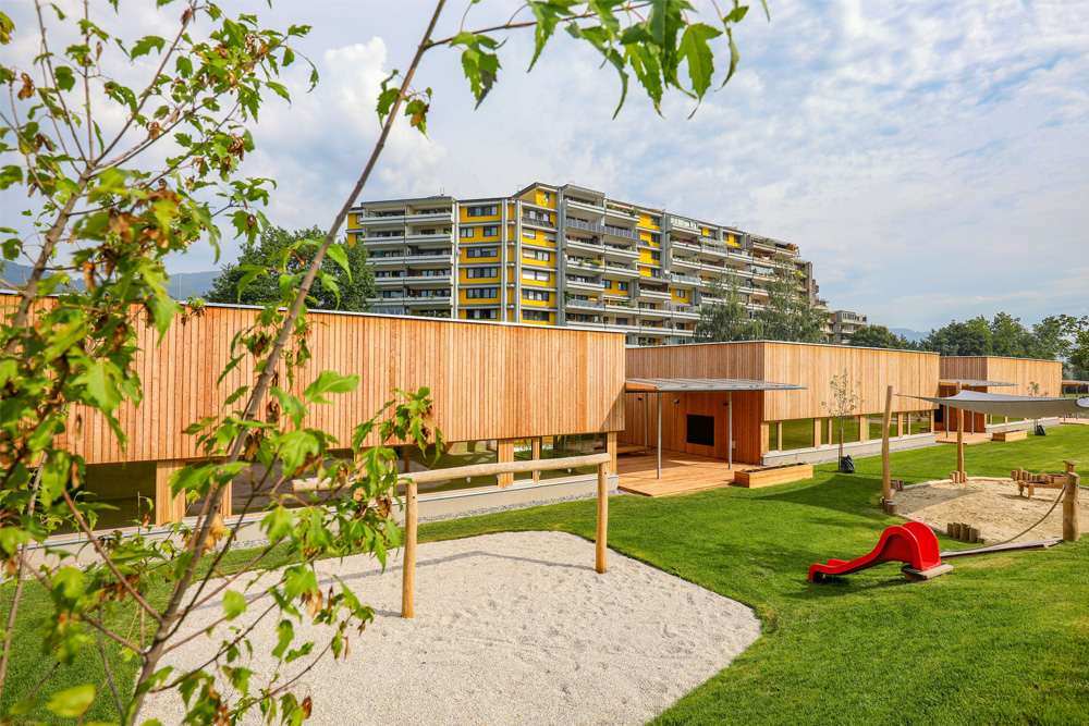 Exterior view of the Kindergarten Mühltal