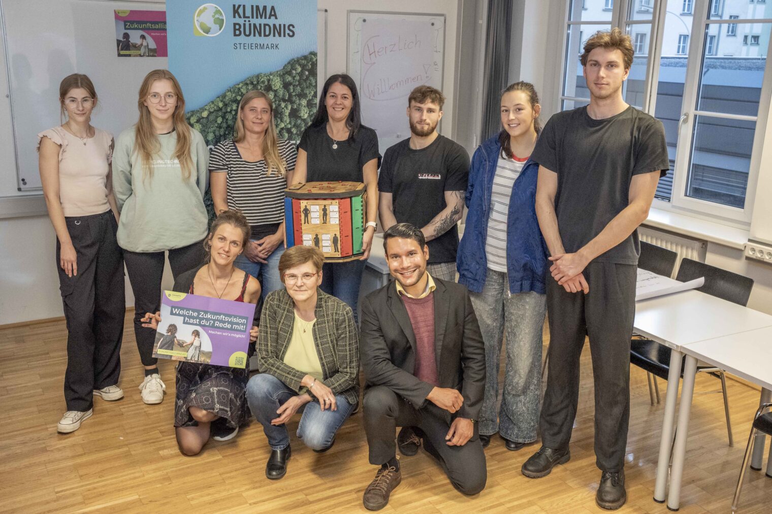 Gruppenbild mit Vizebürgermeisterin