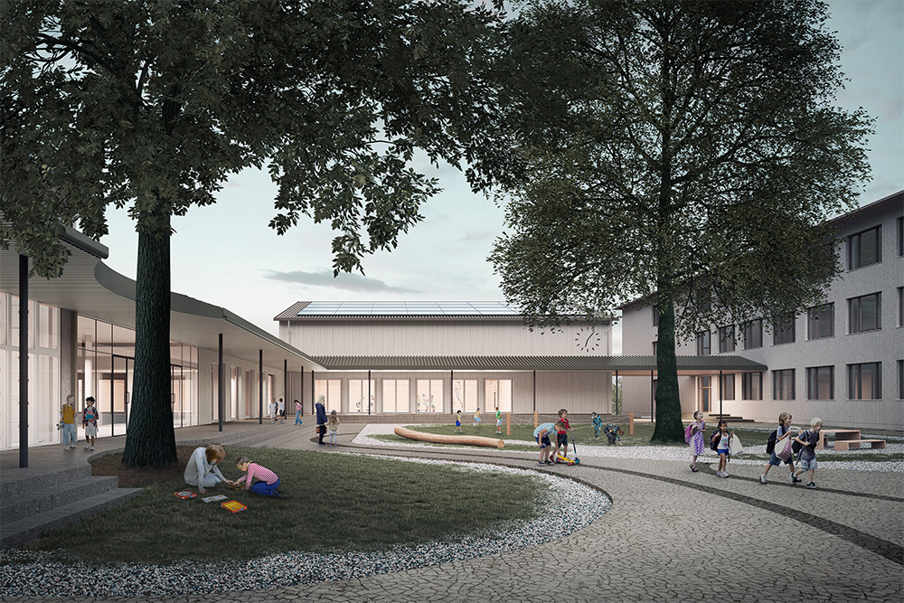 Rendering Bildungszentrum Fröbelgasse
