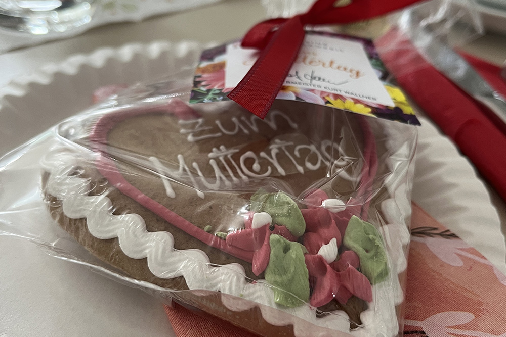 Lebkuchenherz mit der Aufschrift