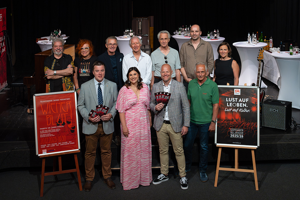 Gruppenbild zur Präsentation Kulturherbst Leoben