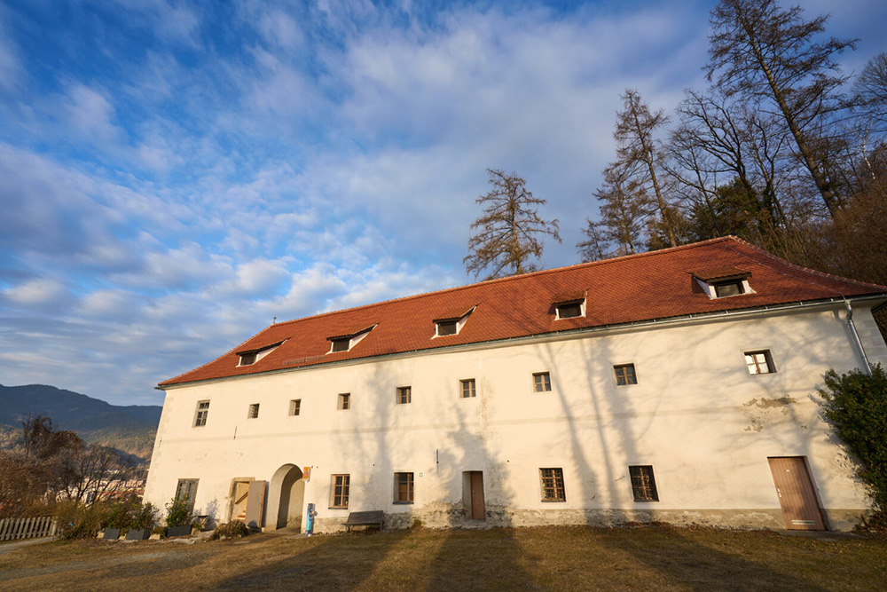 Gebäude auf der Massenburg Leoben