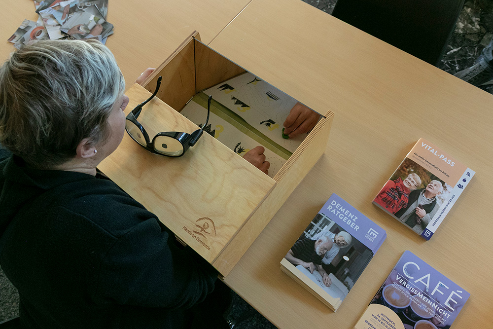 Station des Demenzparcours im Rathaus Leoben 2025