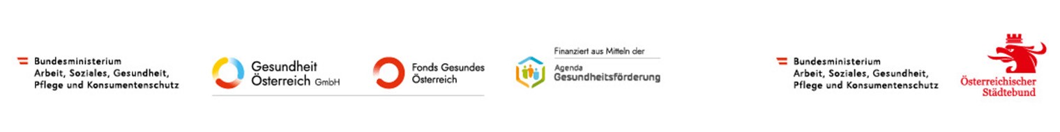 Banner mit Logos der Fördergeber:innen