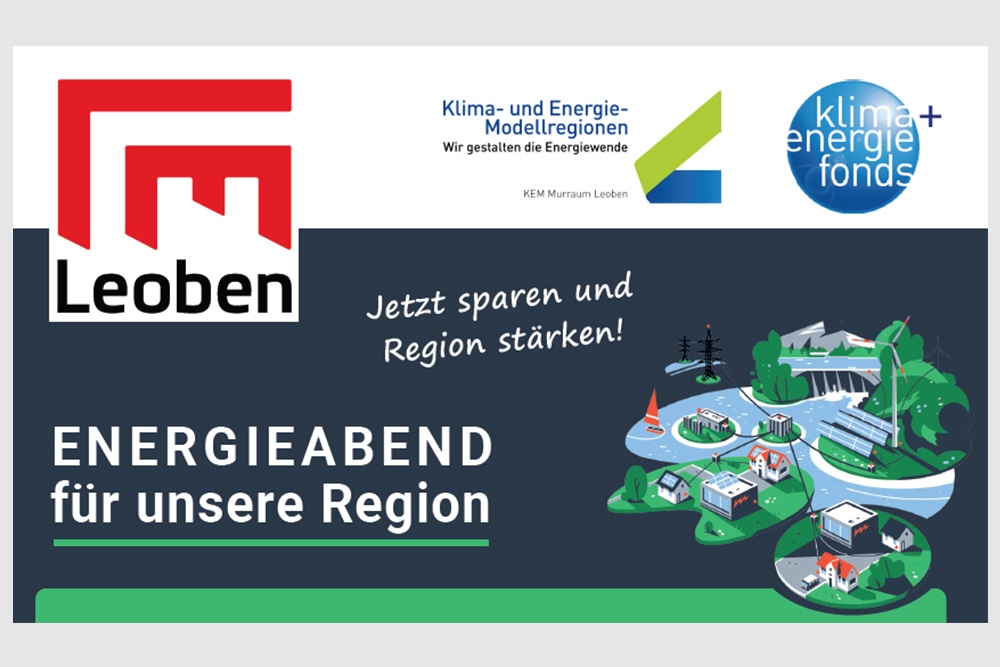 Werbeplakat für Energieabend