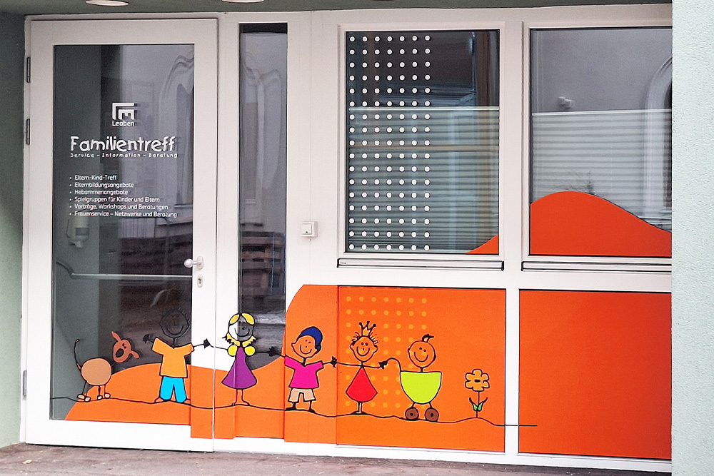Der Familientreff Leoben von außen
