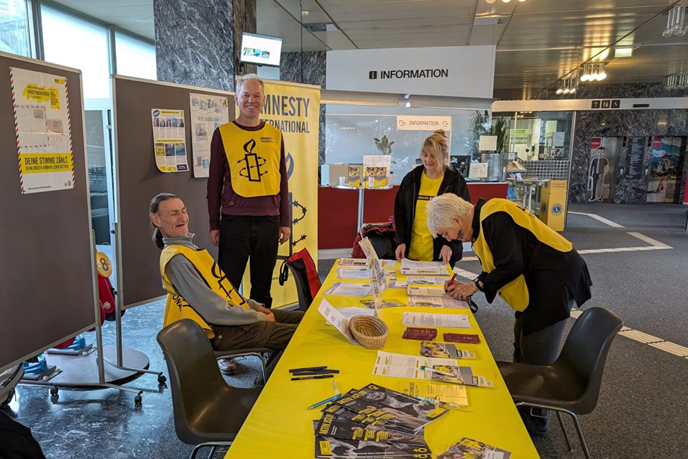 Teamfoto Amnesty International Gruppe Leoben