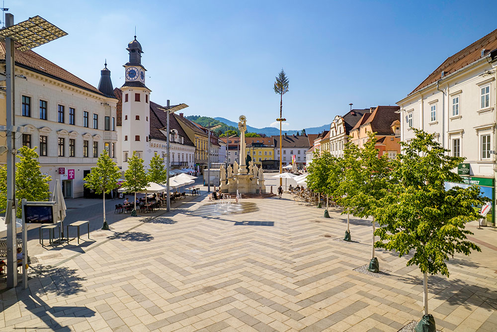Pestsäule am Hauptplatz Leoben
