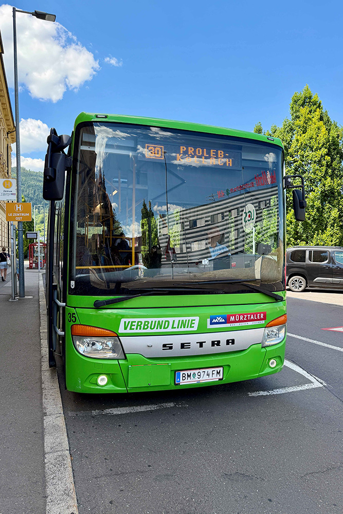 Buslinie 30 nach Proleb