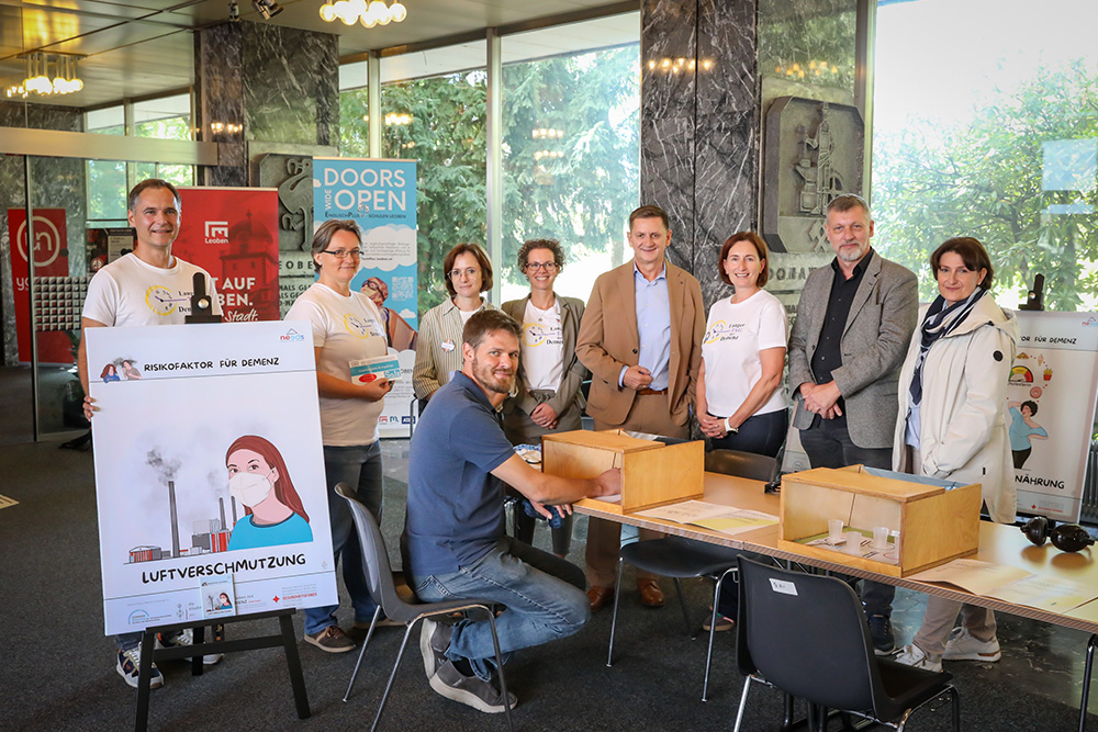 Gruppenbild der Teilnehmer:innen des Infotags
